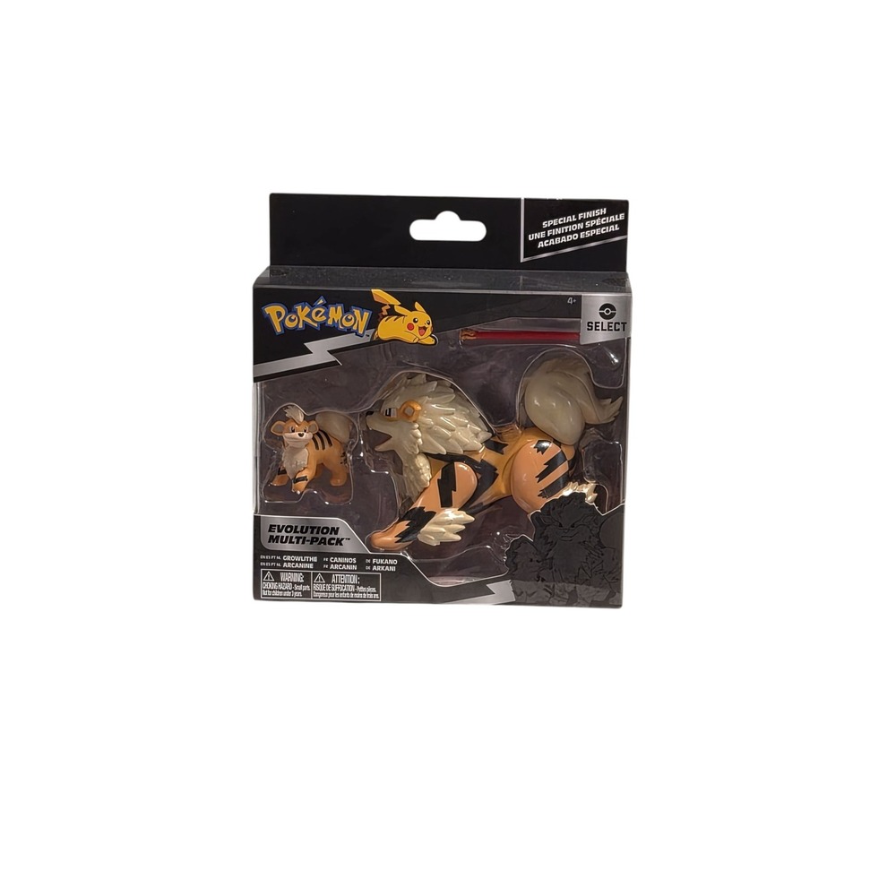 Pokemon Select Evolution Multi Pack Growlithe &‎ Arcanine Figures